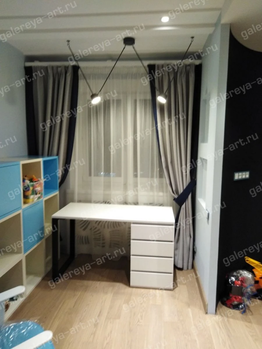 Портьера из шелка