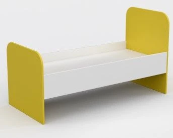 Кроватка 2-х местная. Размер (ш х г х в): 1430 х 650 х 800мм. (Мебель для детских садов марка "Интерьер" серия "TDI Kids")