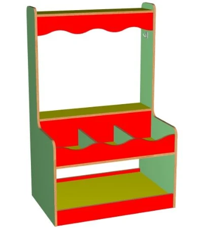 Магазинный прилавок детский деревянный