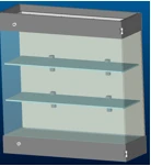 Витрина навесная 770 х 350 х h 800