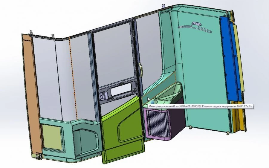 5299-401-7800000 СБ Перегородка водителя