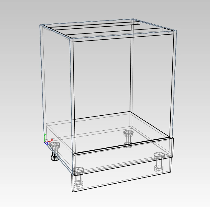 Тумба кухонная нижняя под духовку