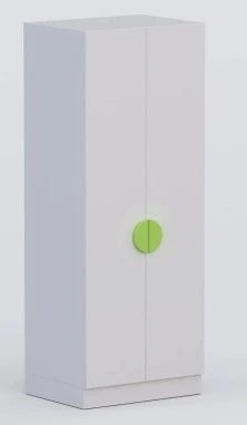 Шкаф для белья. Размер (ш х г х в): 700х420х1800мм. (с круглой ручкой из МДФ). (Мебель для детских садов марка "Интерьер" серия 