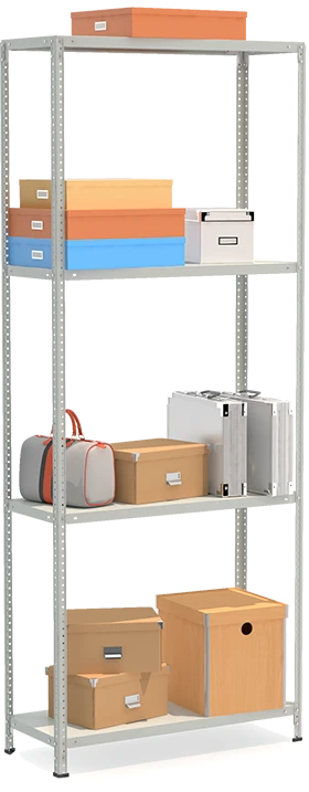 Стеллаж офисный металлический СТФЛ Стеллаж 1044-2.5