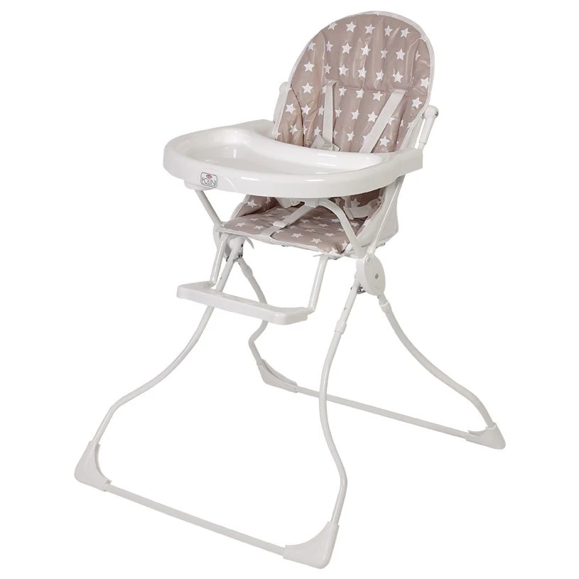 Стульчик для кормления Polini kids 152 Звезды, макиато-белый, артикул 0002218-17