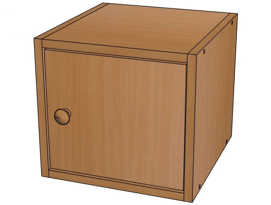 Антресоль к шкафу 1-секционная/ ШД05