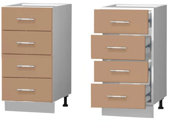 Шкаф-стол кухонный 4 ящика