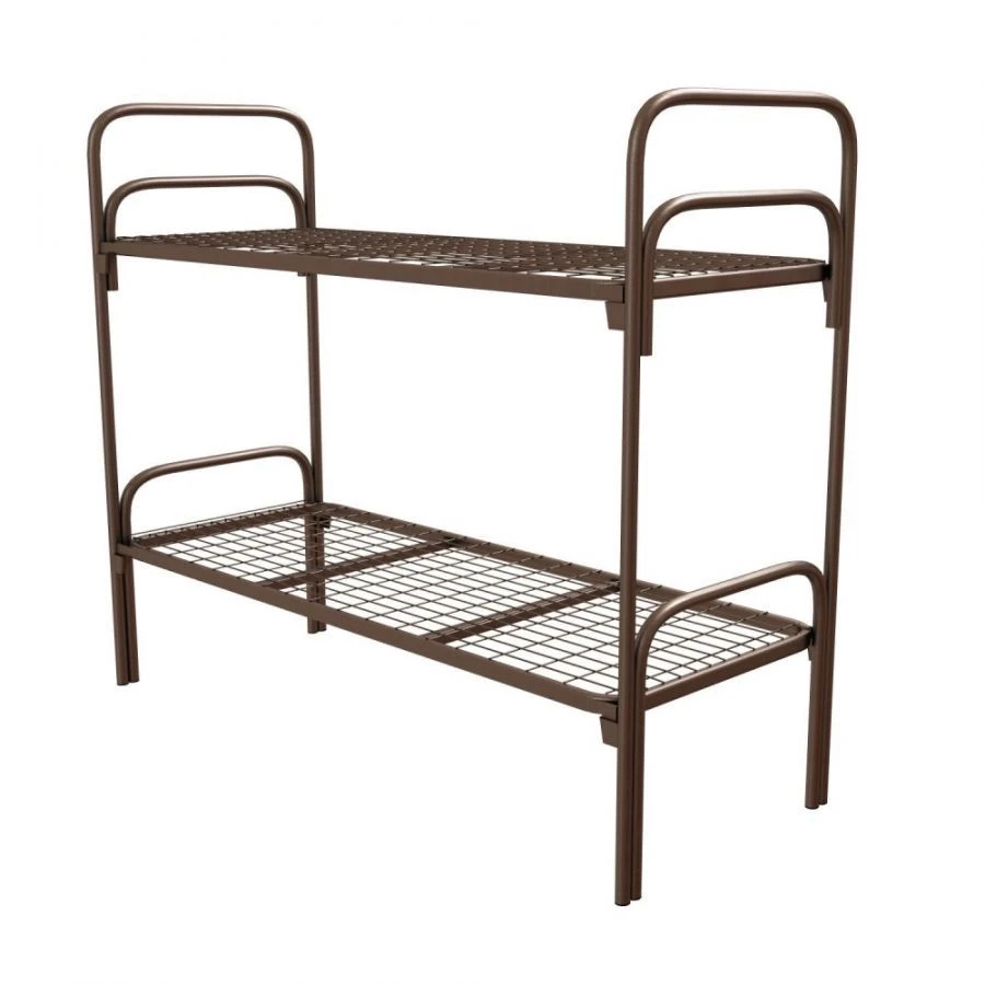 Кровать металлическая двухъярусная марка "Башкирская мебельная фабрика"