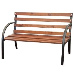 Скамейка со спинками для размещения в парках, скверах и т.д.