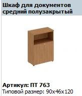 "Патриот" Дверь деревянная (комплект 2шт) шкафа 2-дверного среднего артикул ПТ 831