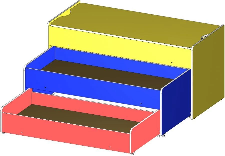 Мебель бытовая детская деревянная, марки "ДСК-Мебель". Кровати детские