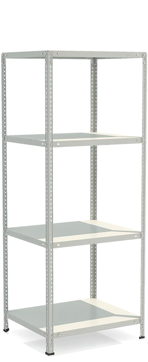 Металлический полочный усиленный стеллаж модели СТФ Стеллаж 764-1.8
