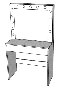 Стол гримерный