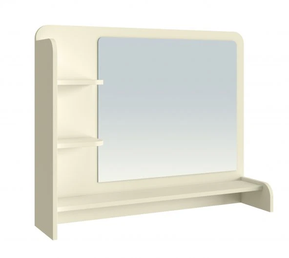 Мебель деревянная для спальни, модели: Зеркало с полкой