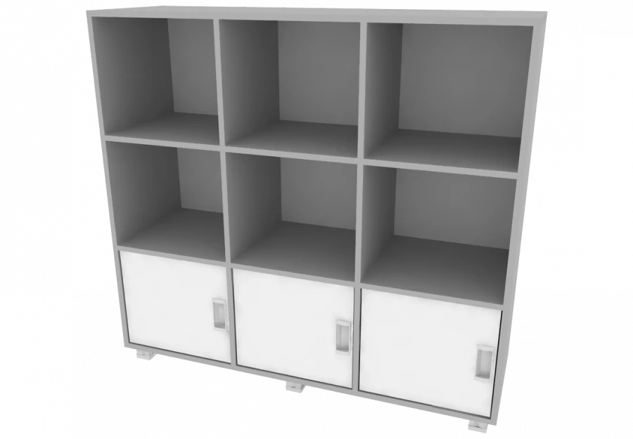 Стеллаж односторонний 1189х380х1104 мм (ШхГхВ)