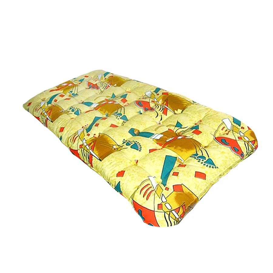 Матрац беспружинный с верхом из синтетической ткани с наполнителем из хлопчатобумажной ваты торговой марки ТК "Багира"