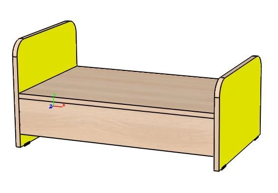 Кровать игровая, Арт. СИМ Кр-01