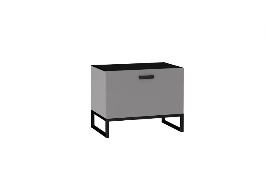 Эссен ЛД.681020.000 Тумба 650 (Серый шифер глянец )