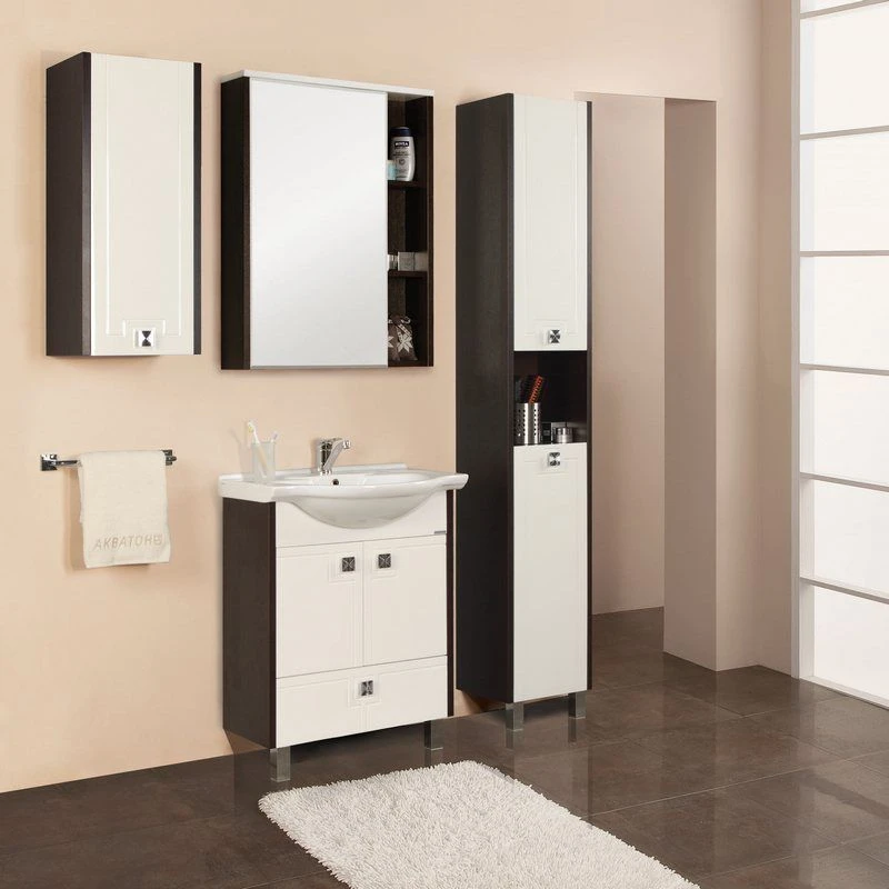 Тумба под раковину Aquaton Крит 60 Н венге 1A151501KT5001.A151.5.01K.T50.0