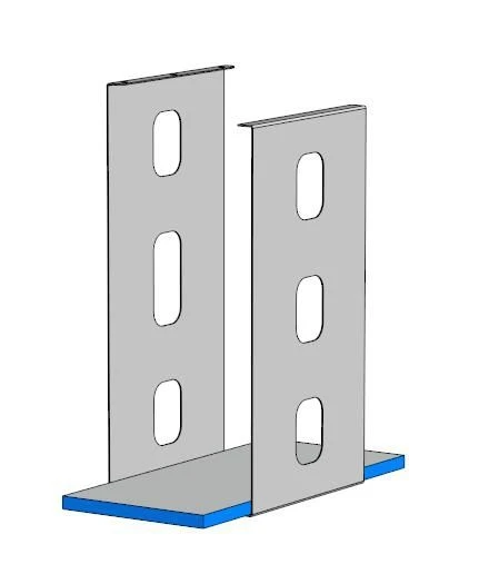 Подставка для системного блока подвесное из металлического каркаса