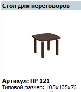 "Премьер" Столешница стола для переговоров артикул ПР 880