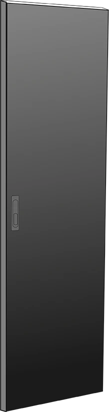 LN05-33U6X-DM ITK Дверь металлическая для шкафа LINEA N 33U 600 мм черная