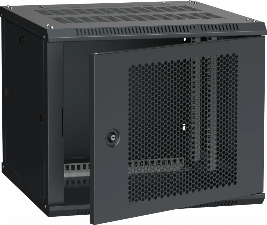 LWR5-09U66-PF ITK Шкаф LINEA W 9U 600x600 мм дверь перфорированная, RAL9005