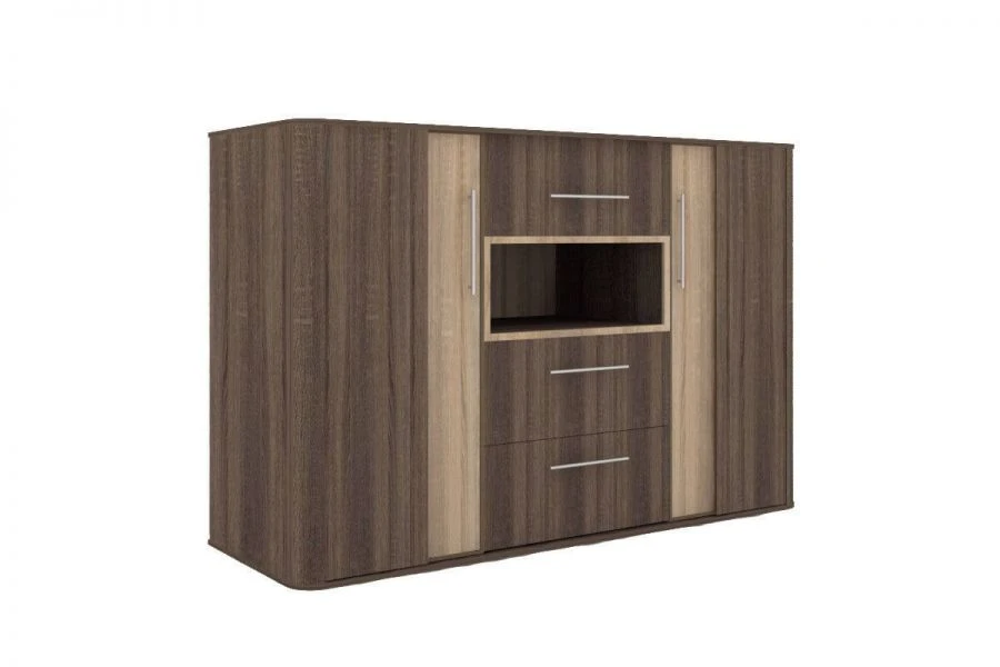 Бруна ЛД 629.060.000 комод (Сономе эйч темная/Сономе эйч светлая)