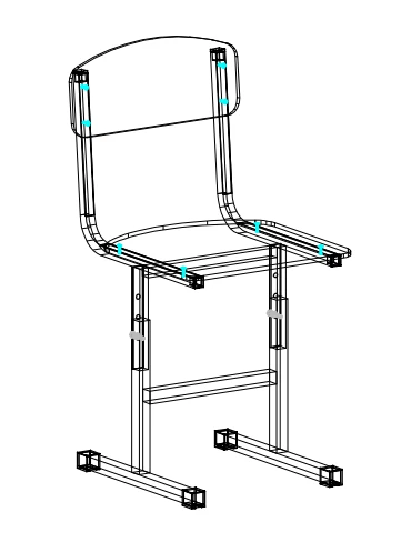 Стул пластиковый