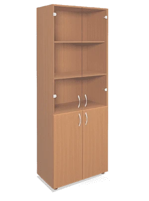 Шкаф закрытый со стеклом арт. 15