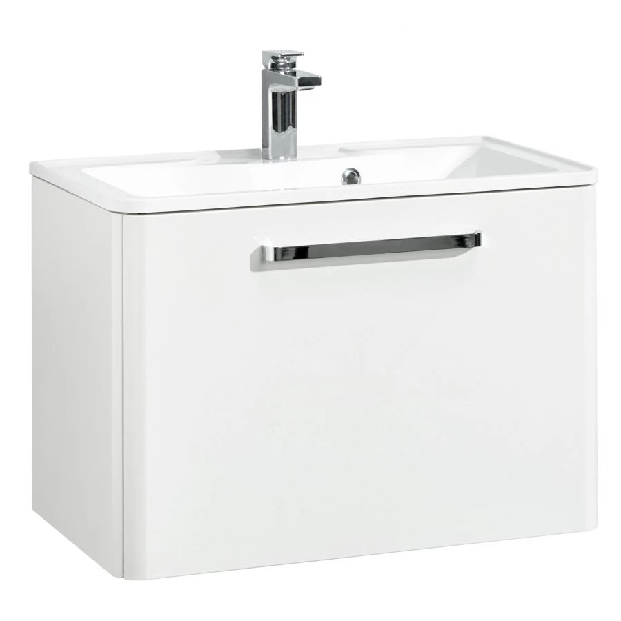 Тумба под раковину Aquaton Валенсия 75 белый жемчуг 1A123601VAG301.A123.6.01V.AG3.0