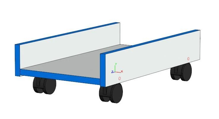 Подставка для системного блока мобильная