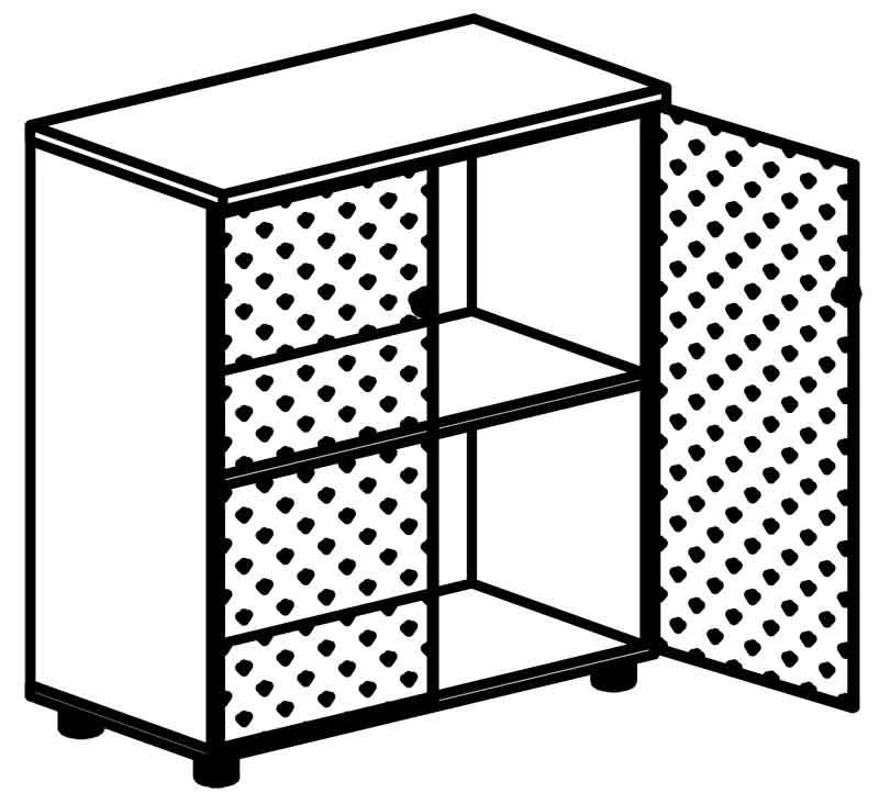 Шкаф для документов 4405 Серия "Ритм"