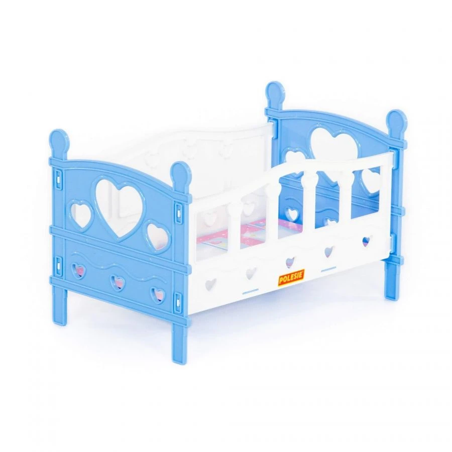 Кроватка сборная для кукол №2 (5 элементов) (в пакете), артикул 62048