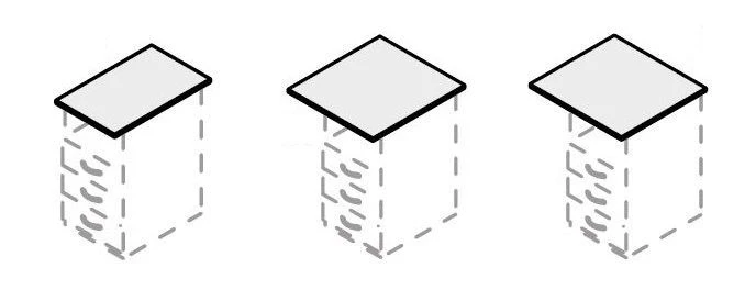 Топ для тумбы. Набор мебели "Work"