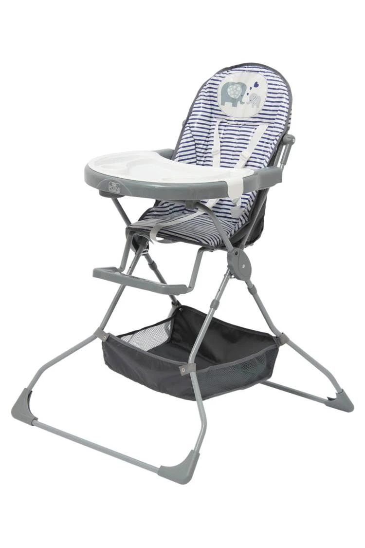Стульчик для кормления Polini kids Слоник 252, серый, артикул 0001503-03