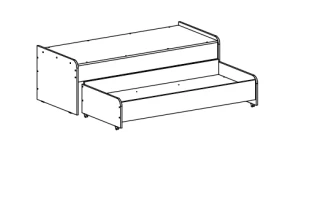 Кровать - тумба (Торговая марка Альянс-С)