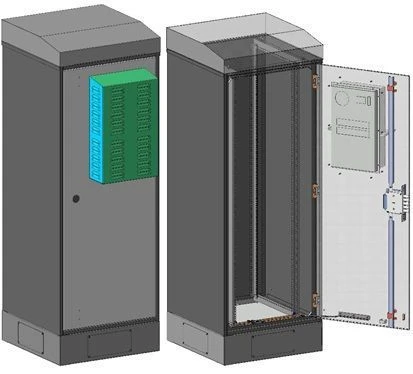 Шкаф телекоммуникационный уличный ШТУ-П-38U-700х2145х750-КН-Nt