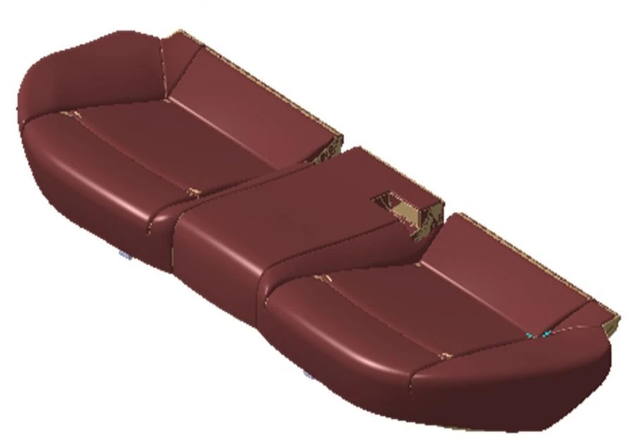 Подушка заднего сиденья (HCr PE)