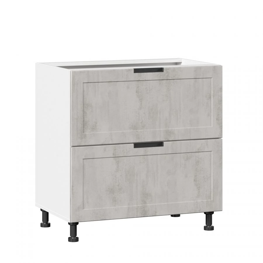 Джамис ЛД.296150.000 Фасад комплект для тумбы кухонной 800 с 2 ящиками