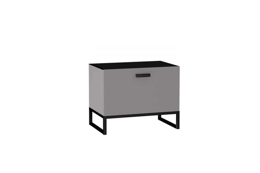 Эссен ЛД.681020.000 Тумба 650 (Серый шифер глянец )