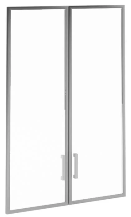 Двери стеклянные в алюминиевой рамке BON302572 серии "BONN"