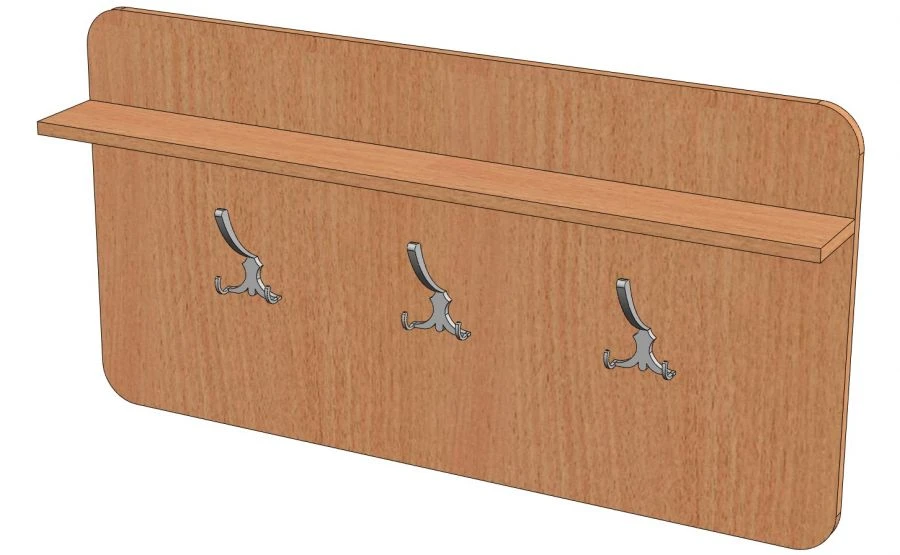 Вешалка настенная. Модель: ВН-3