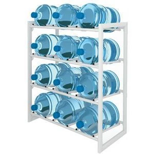 Стеллаж для бутылей металлический 22КГ 1100х940х445ММ 12 секций