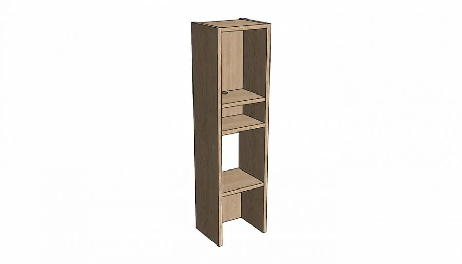 Открытая секция для пуфа, мини-бара, сейфа "МНС ОС 1"