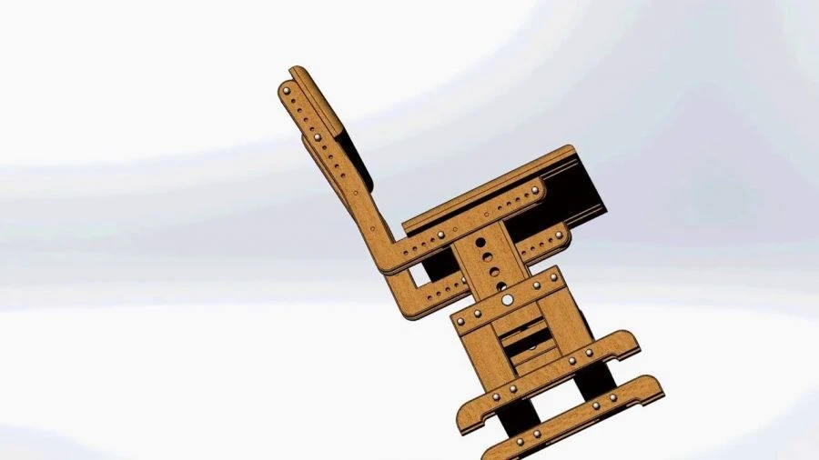 Стул, регулируемый по высоте