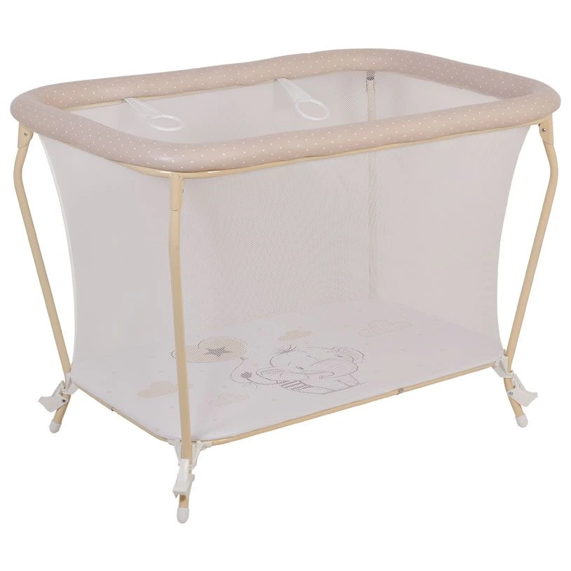 Манеж Polini kids Classic Слоник, макиато, артикул 0002357-9