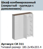"CITY" цоколь для 2-х шкафов 90 артикул СИ 644