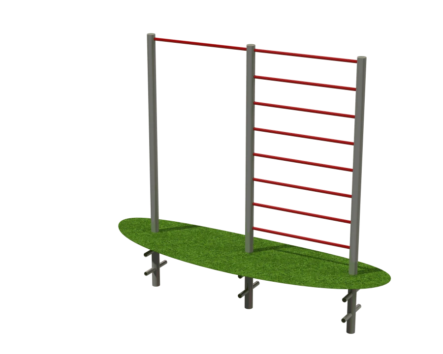 Тренажер стационарный уличный SV-039 Турник+ Шведская стенка