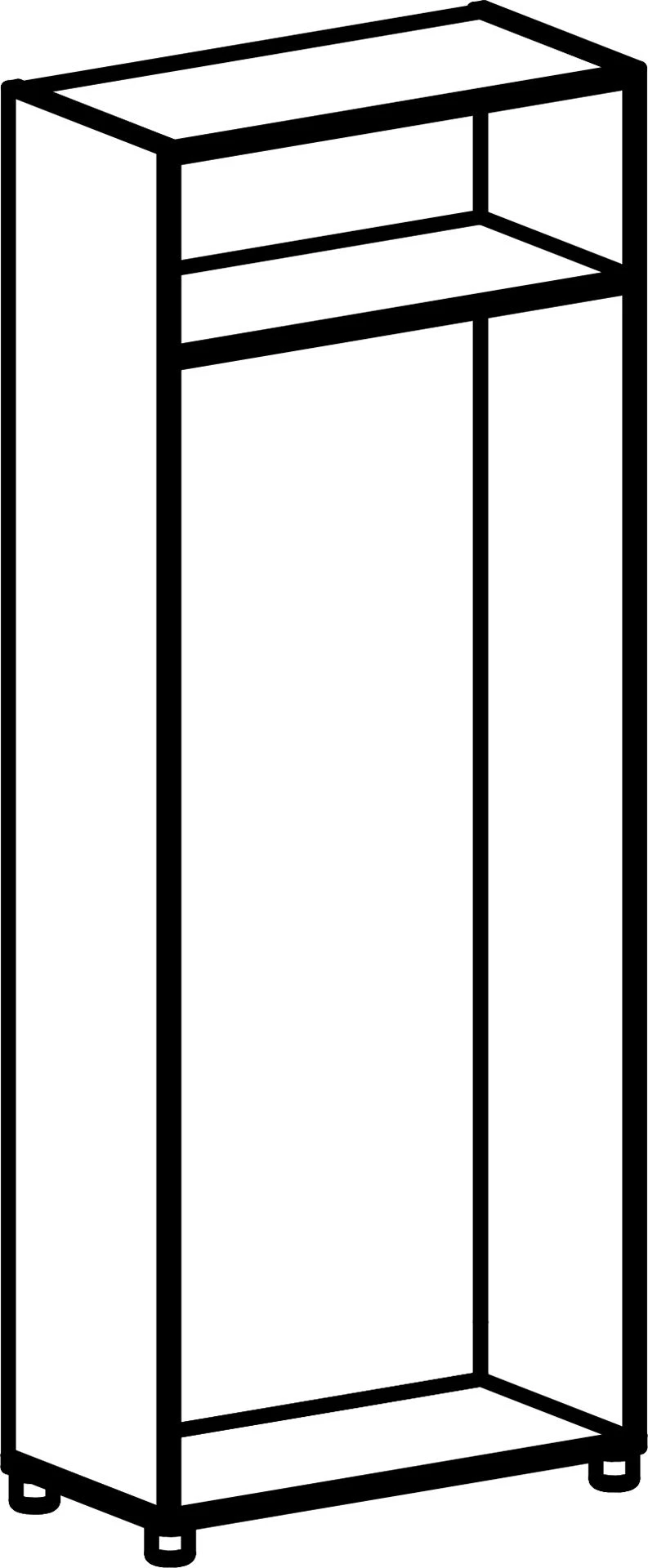 Каркас шкафа для одежды 10 501 Серия "Белфаст"